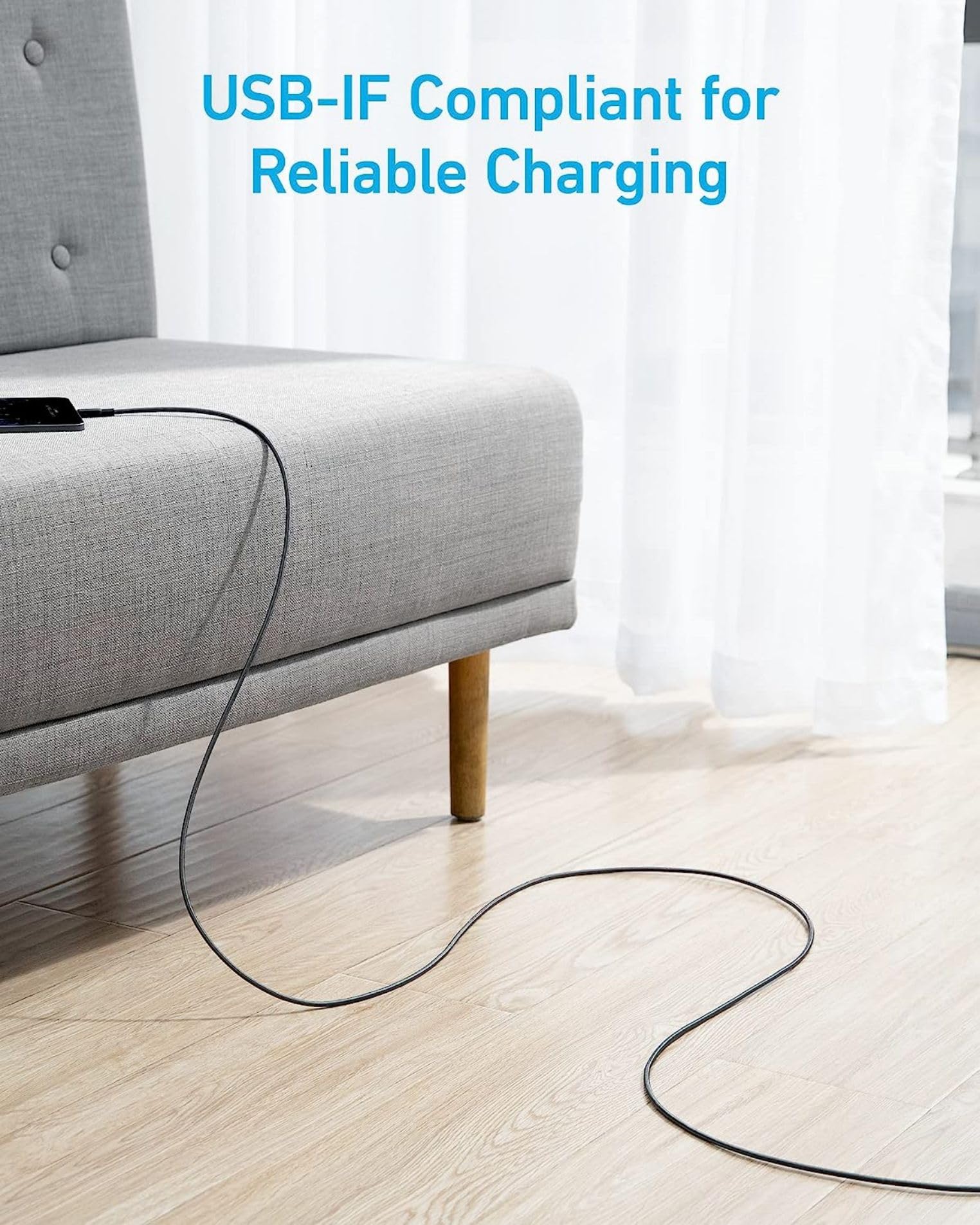 Anker Cavo USB C, confezione da 2, 300cm, 310 caricabatterie ricarica rapida per per Samsung Galaxy Note 10 Note 9/S10+ S10, LG V30(USB 2.0, nero)