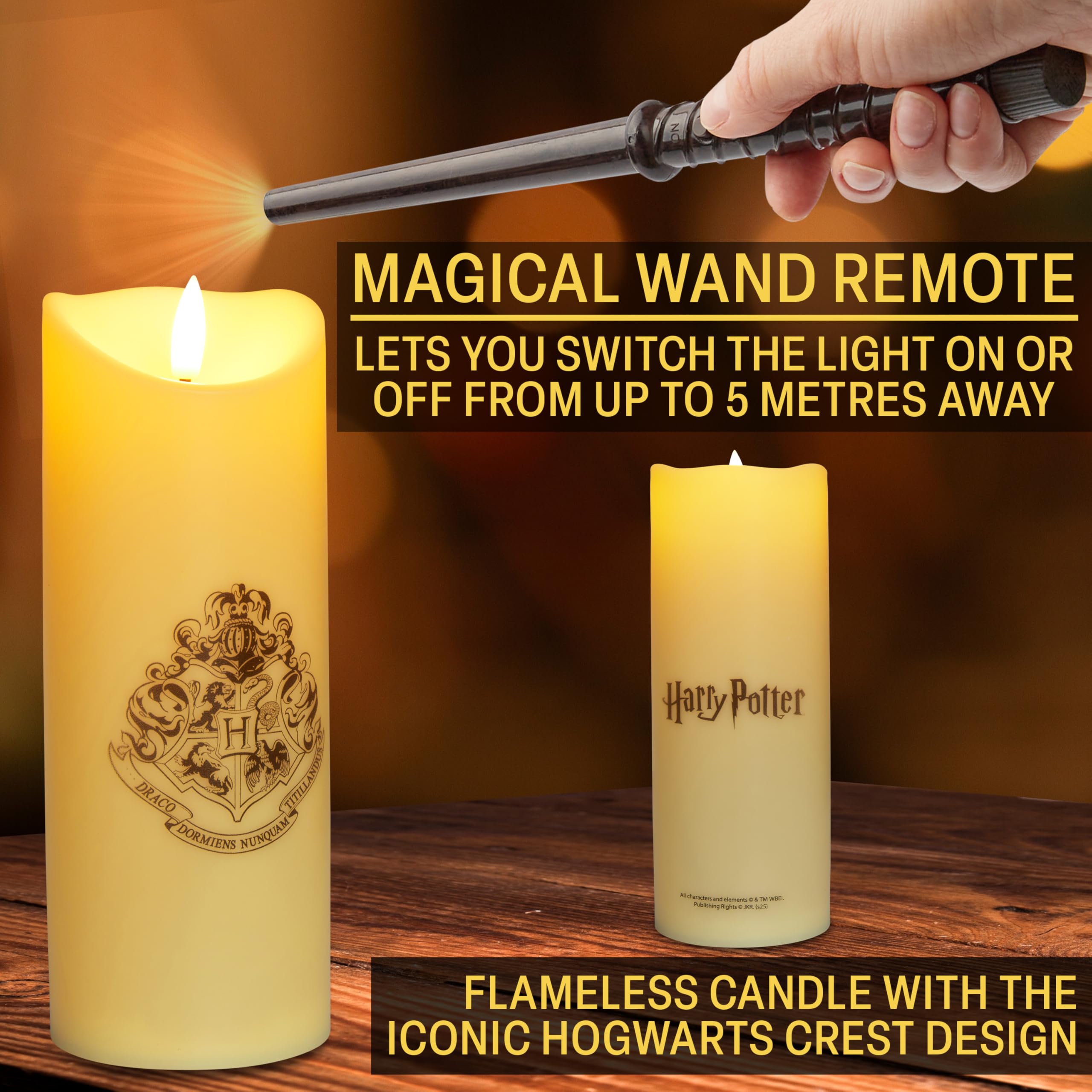 Amazon.co.jp : ハリーポッター LEDキャンドル ワンド付き リモコン