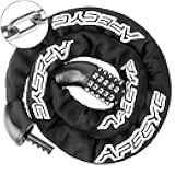 Heavy Duty Bike Chain Lock – 5 Digit Combination Anti-Theft Bicycle Lock, 3FT/4FT/5FT Hardened Steel Square Links for E-Bike, Motorcycle, Scooter, Gate