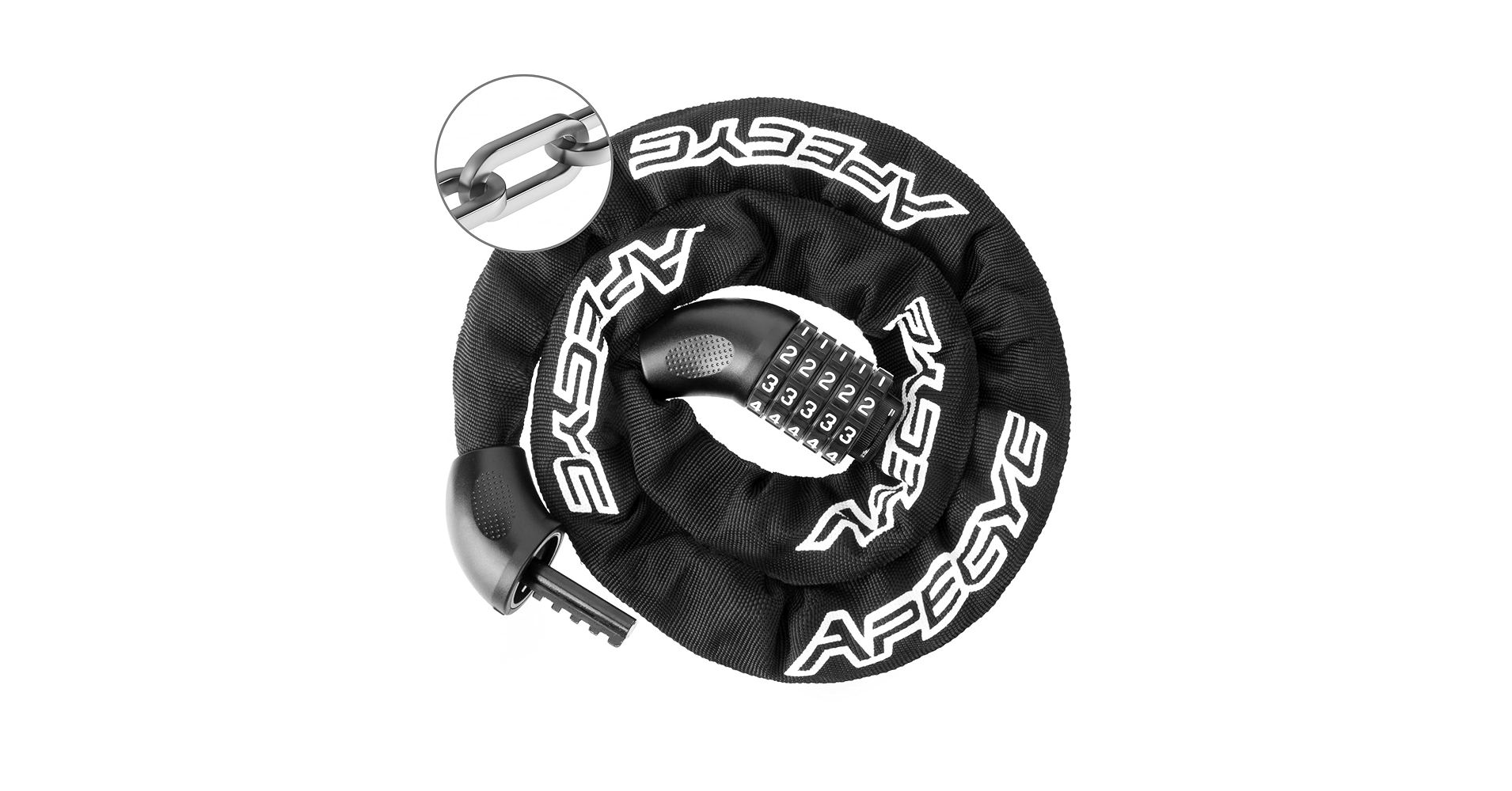 Amazon.com : APECYC Bike Chain Lock Heavy Duty, 5 Digit