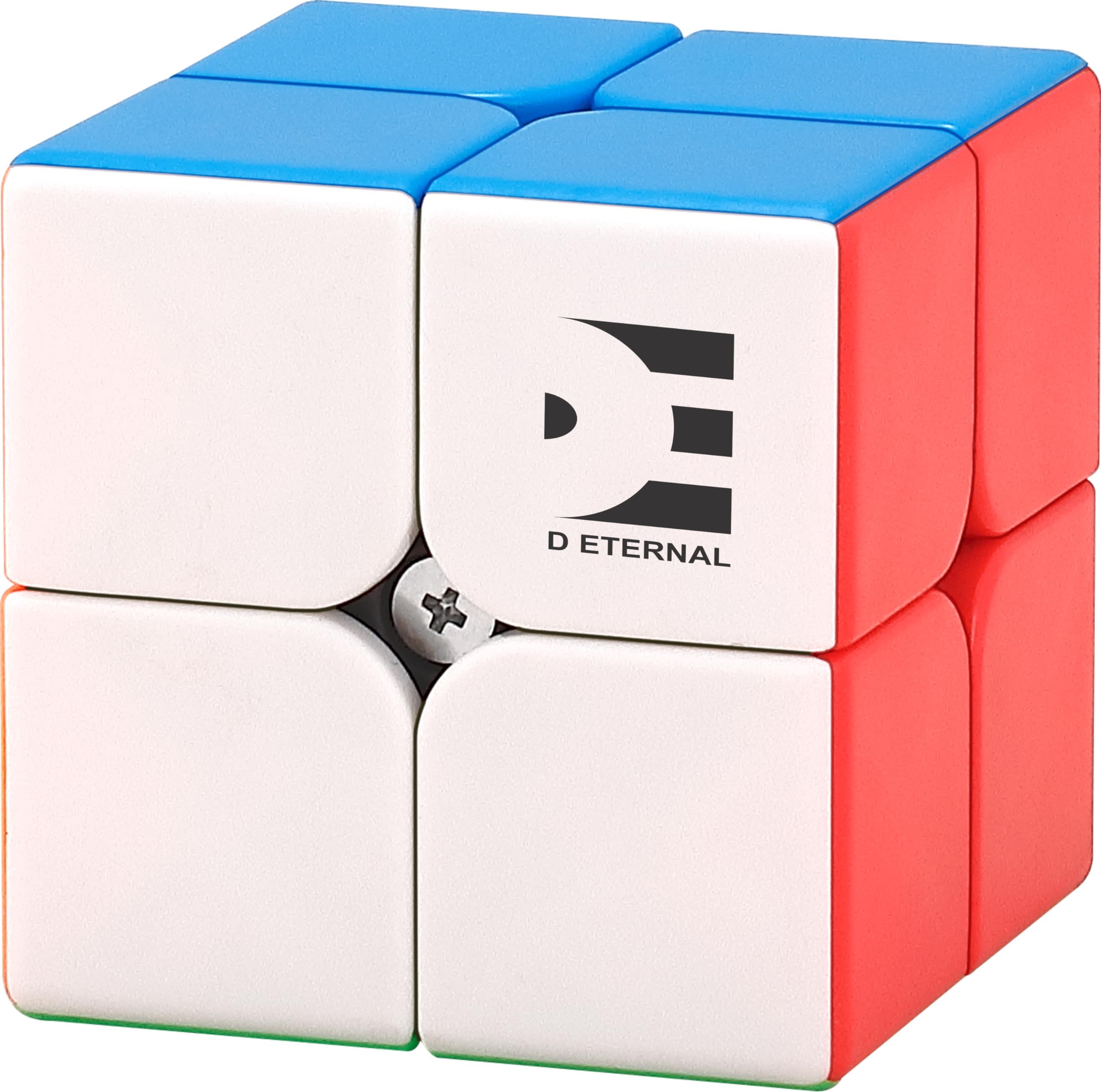 Cube 2X2 Stickerless Magic SpeedCube 2 * 2 High Speed Stickerless Puzzle Cube Game Toy for Kids & Adults (2x2 Cube)