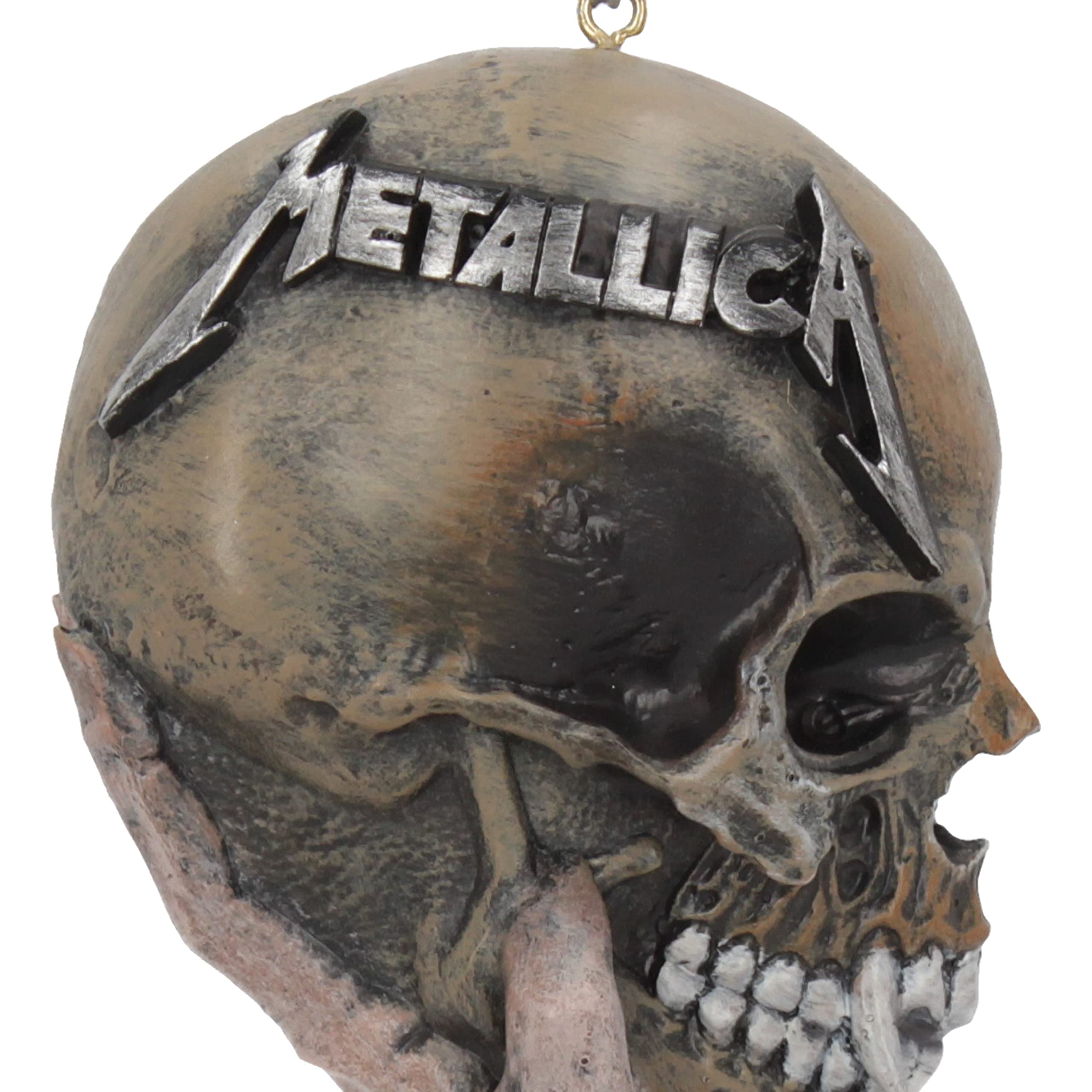 Master Of Puppets Figurine Metallica Ride The Lightning - Chaise Électrique Résine Peinte Main - Collection Collection Heavy Metal