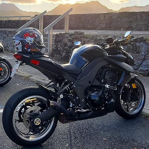 Vista 6 de Espejo retrovisor CNC amarillo de 7/8 pulgadas, compatible con Honda GROM MXS125 CB500F Yamaha MT-03 MT-07 FZ-07 MT-09 MT-10 Z125 Pro Z650 Z750