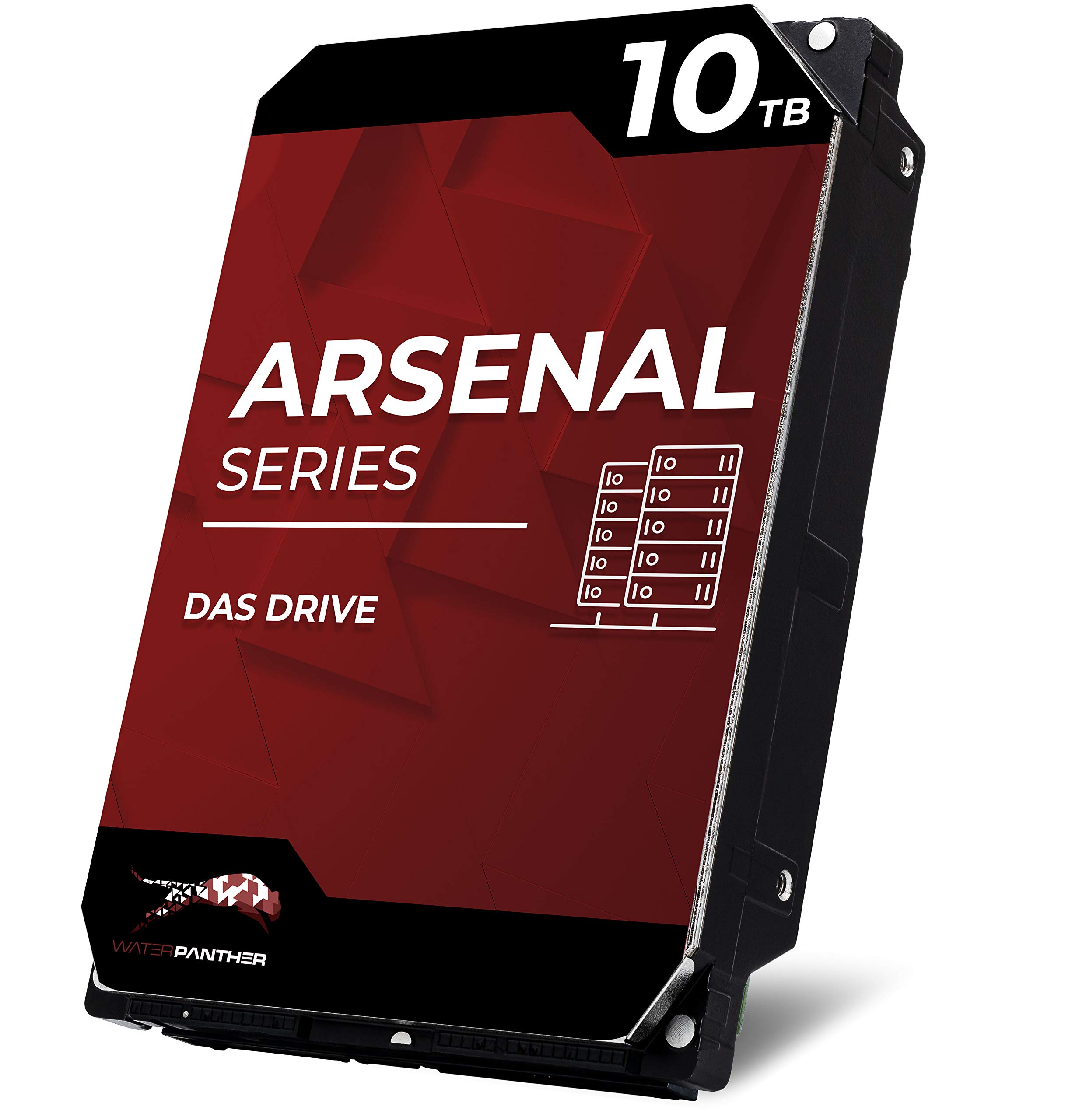 Water Panther WP Arsenal 10TB SATA 7200RPM 3.5-Inch DAS Hard Drive (Renewed)