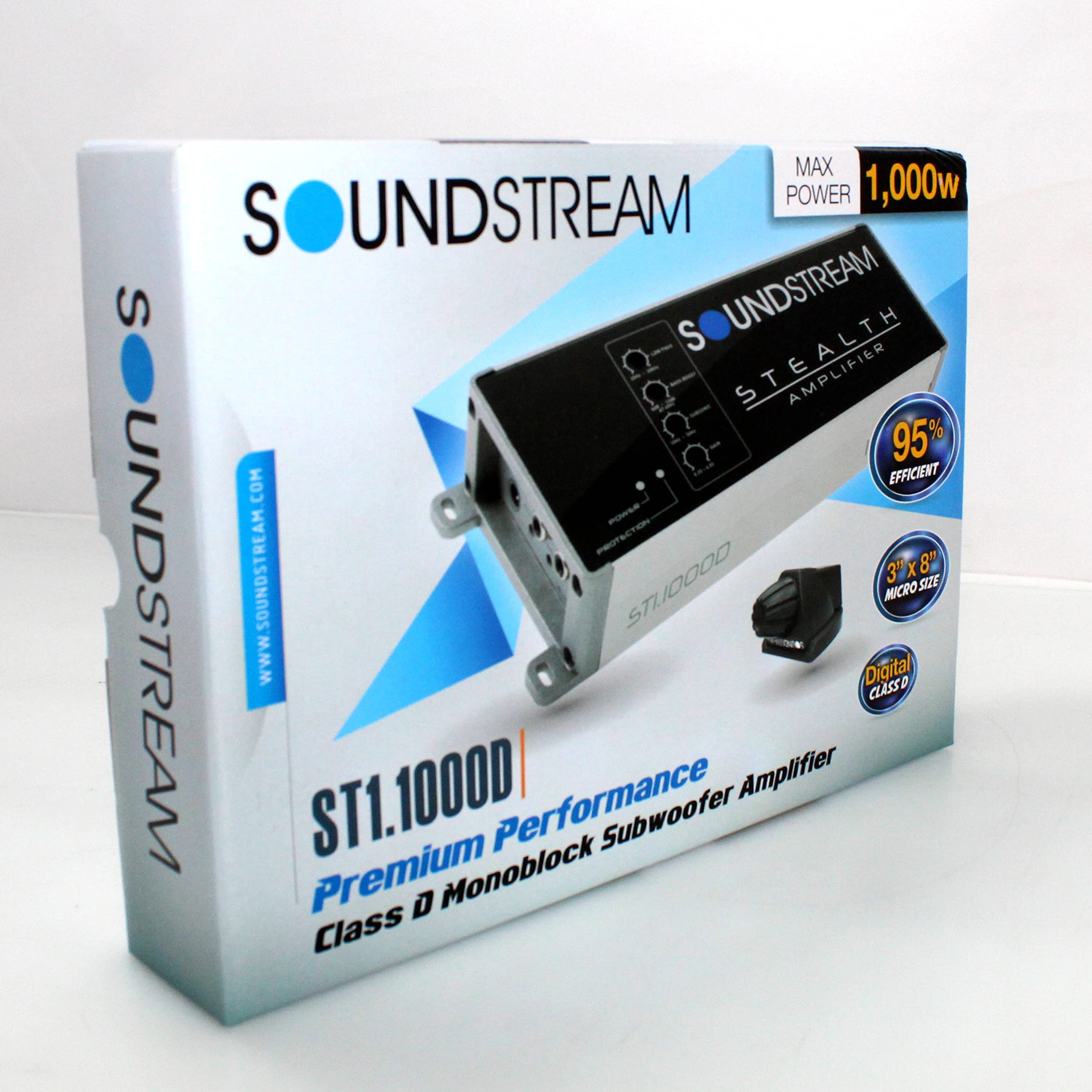 Amazon.co.jp: Soundstream ST1.1000D ステルスシリーズ 1000W クラスD