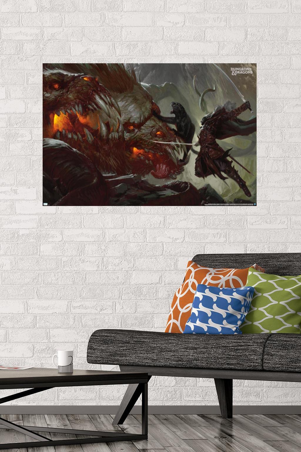 Amazon.com: Dungeons and Dragons - Drizzt vs Demogorgon Wall