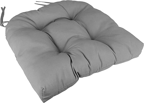 Miniatura 4 de College Covers Everything Comfy - Cojín D para asiento de interiorexterior, 1 unidad (paquete de 1), gris, 20 x 20 pulgadas