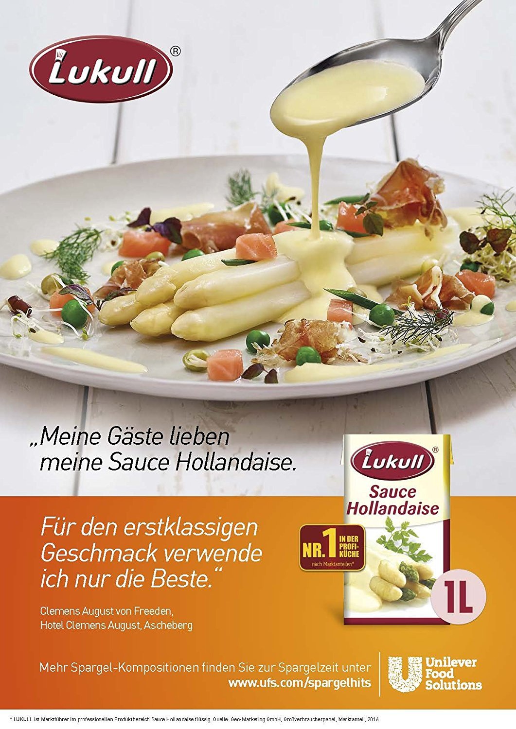 Lukull Hollandaise Sauce, 10er Pack (10 x 1 kg)