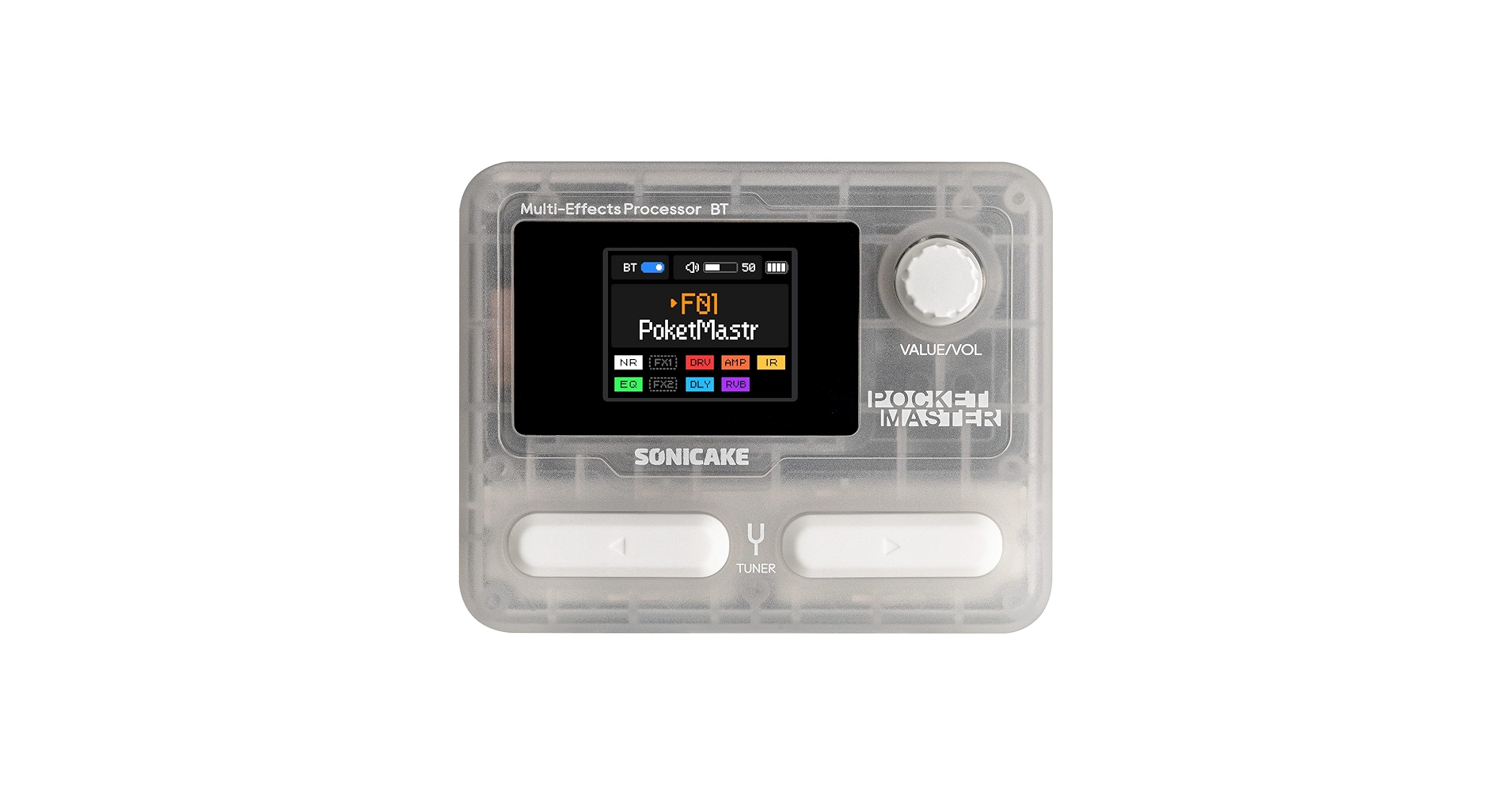 SONICAKE POCKET MASTER BT マルチエフェクトプロセッサー Sonicake Pocket Master Compact Multi-effects Processor (QME-10)