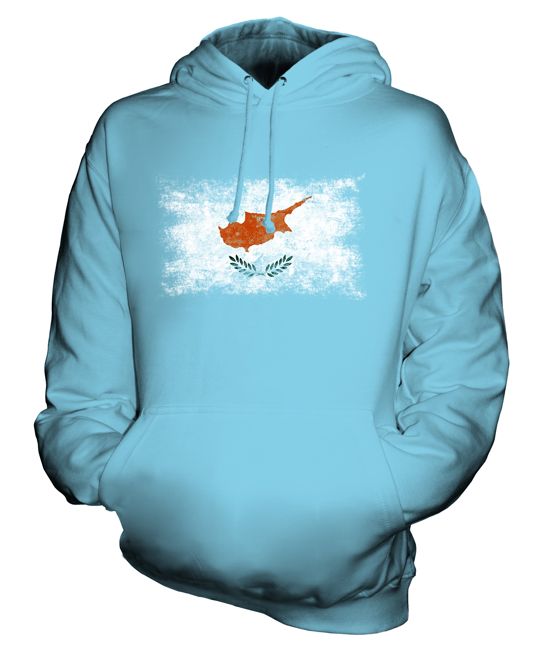 Sweat Chypre drapeau délavé pull à capuche mixte idéal pour vos sorties décontractées - 2