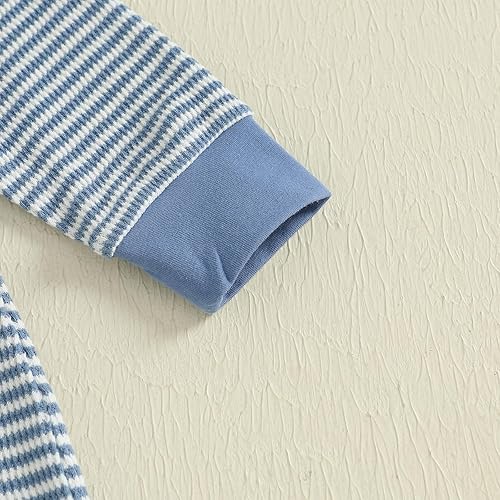 Miniatura 6 de Kuriozud Ropa para Recién Nacido Bebé Unisex Niño Niña Mameluco con Botones Mono Conjunto Básico de Una Pieza