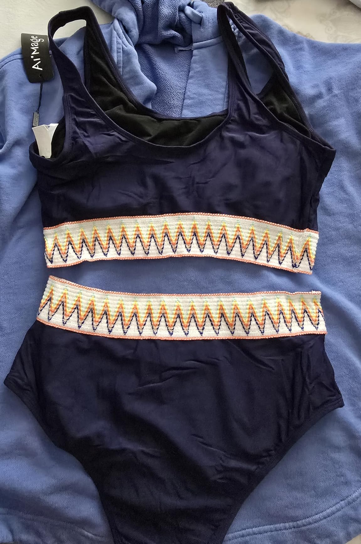 Nice full coverage swim suit!