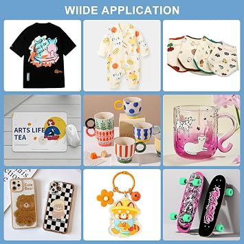 Sublimation Paper Roll Fast Dry 105gsm 17 Inch x 328 Feet, Compatible with Inkjet Printer, For T-Shirts Mugs Fabric DIY