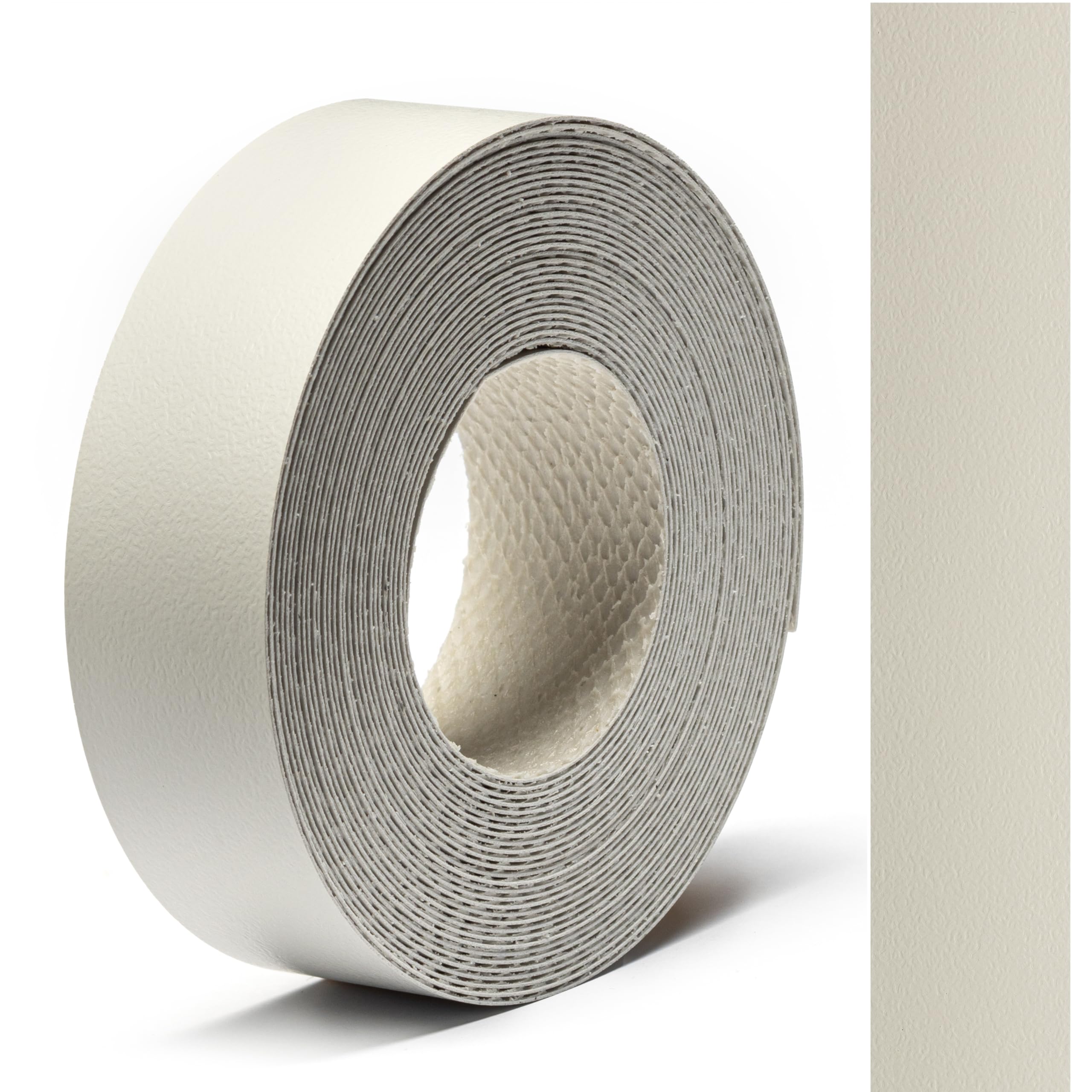 FOLDECOR Light Grey Hotmelt Melamine Edge Banding Tape 21mm x 5m, Iron on Edge Trim Strip for Furniture, Cabinets, Shelves & Panels, Easy to Apply & Cut — image 1