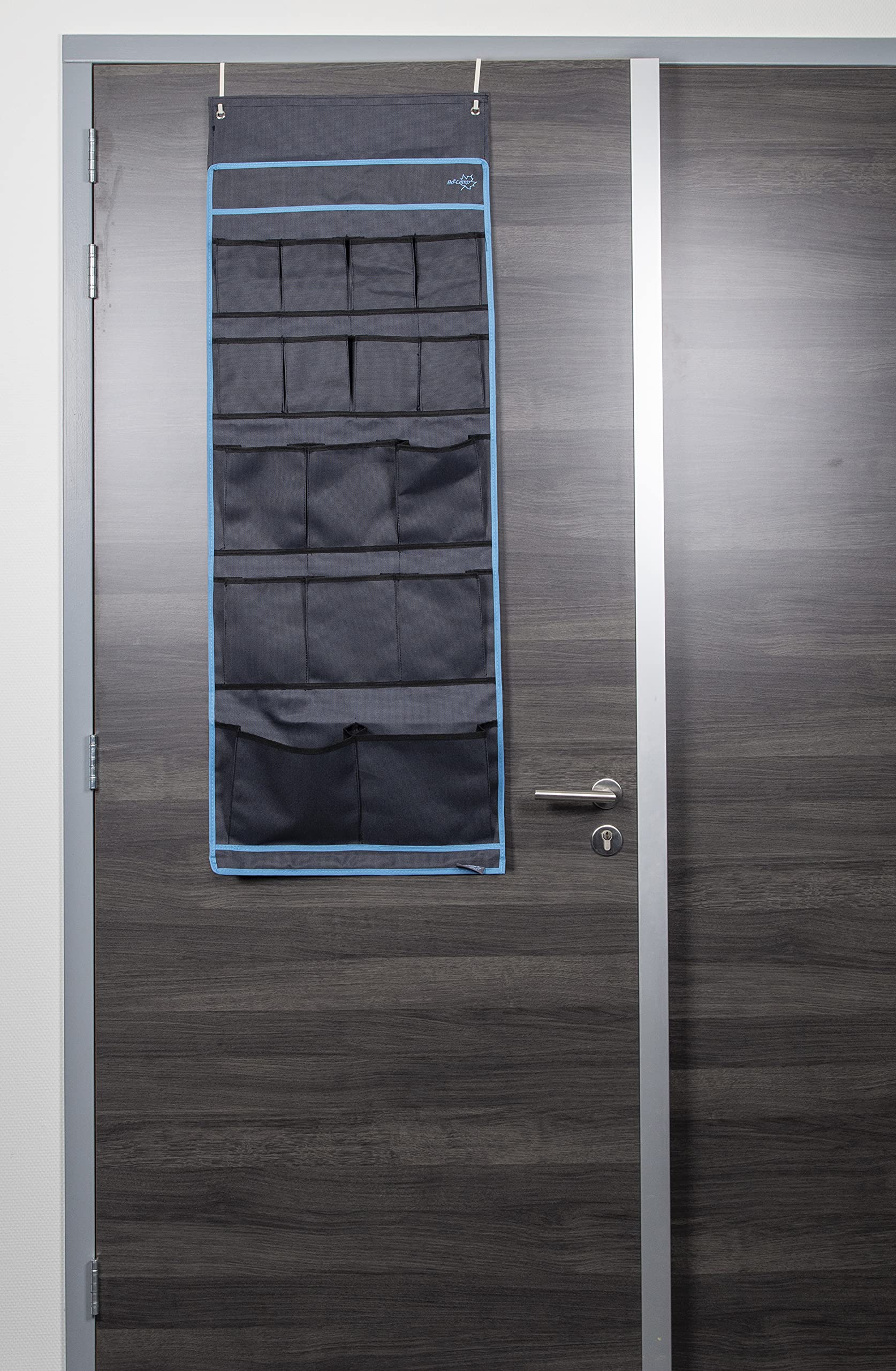BO-CAMP 1771501, Organizator wielofunkcyjny z 16 dorosłymi przedziałami unisex, szary, 123 x 48 cm