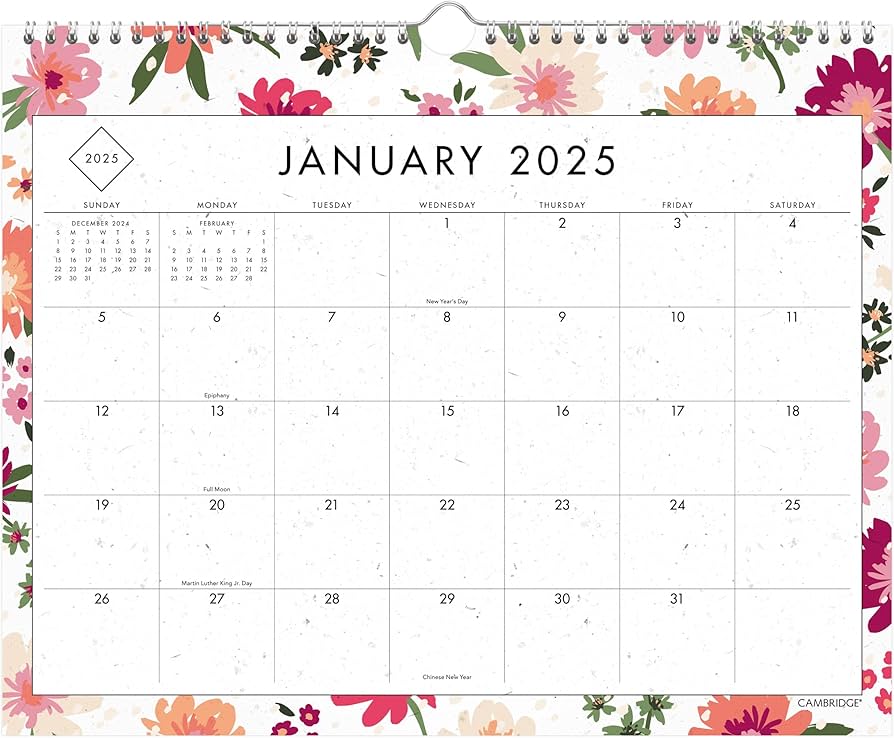 amazon-com-cambridge-2025-wall-calendar-monthly-15-x-12-medium-greenpath-floral-gp49-707-25-office-products