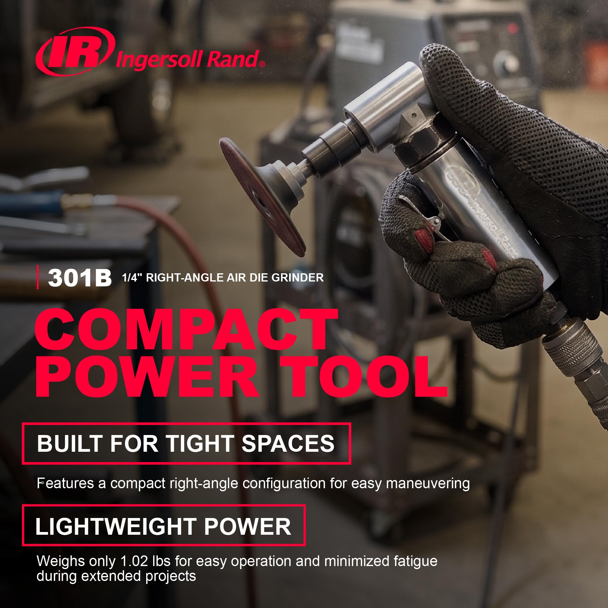 Ingersoll Rand 301B Air Die Grinder - Precision Pneumatic Tool -3