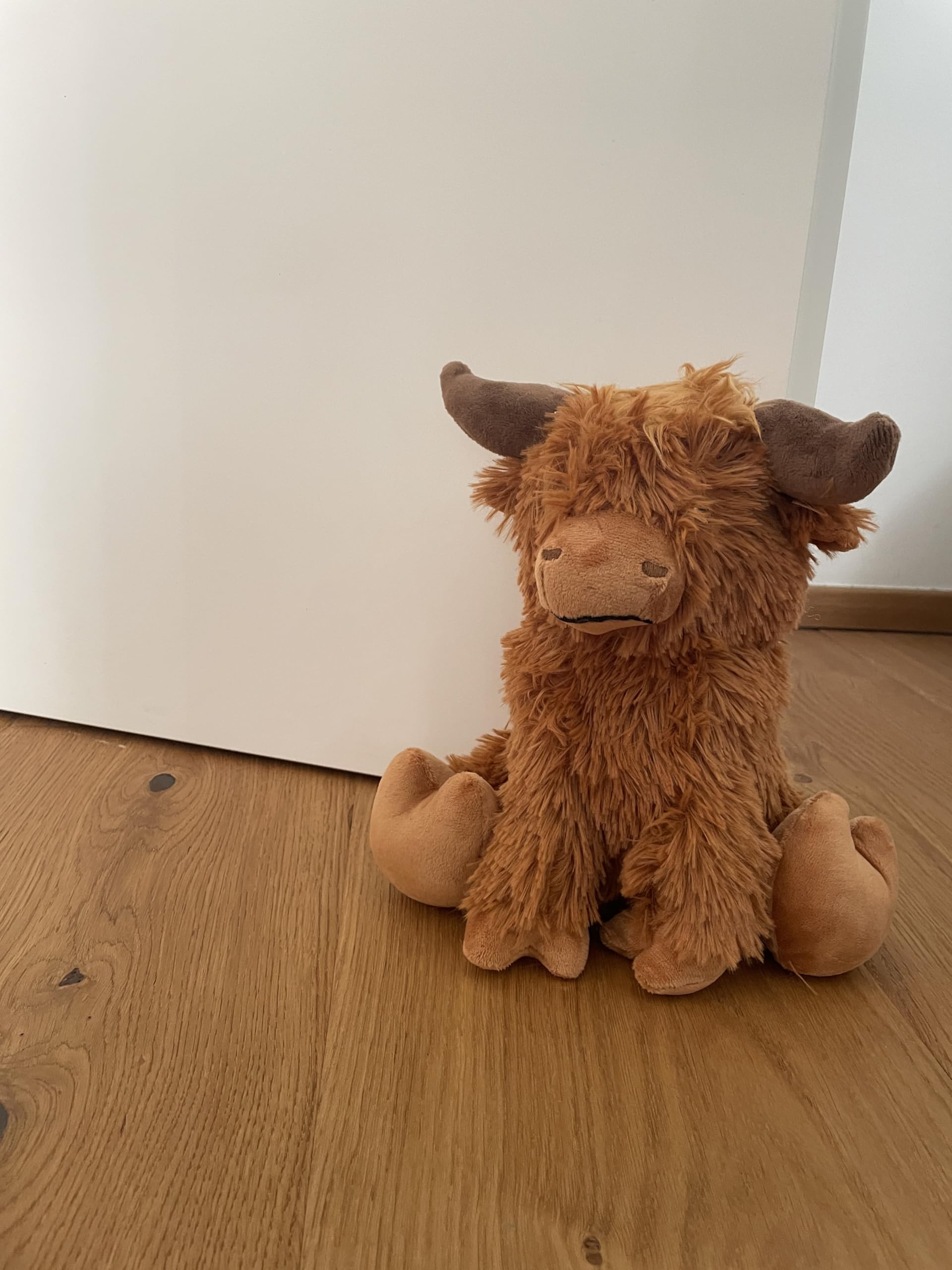 Fabric Doorstop, Highland Cattle Door Holder, Weighted Animal Design - Image 4