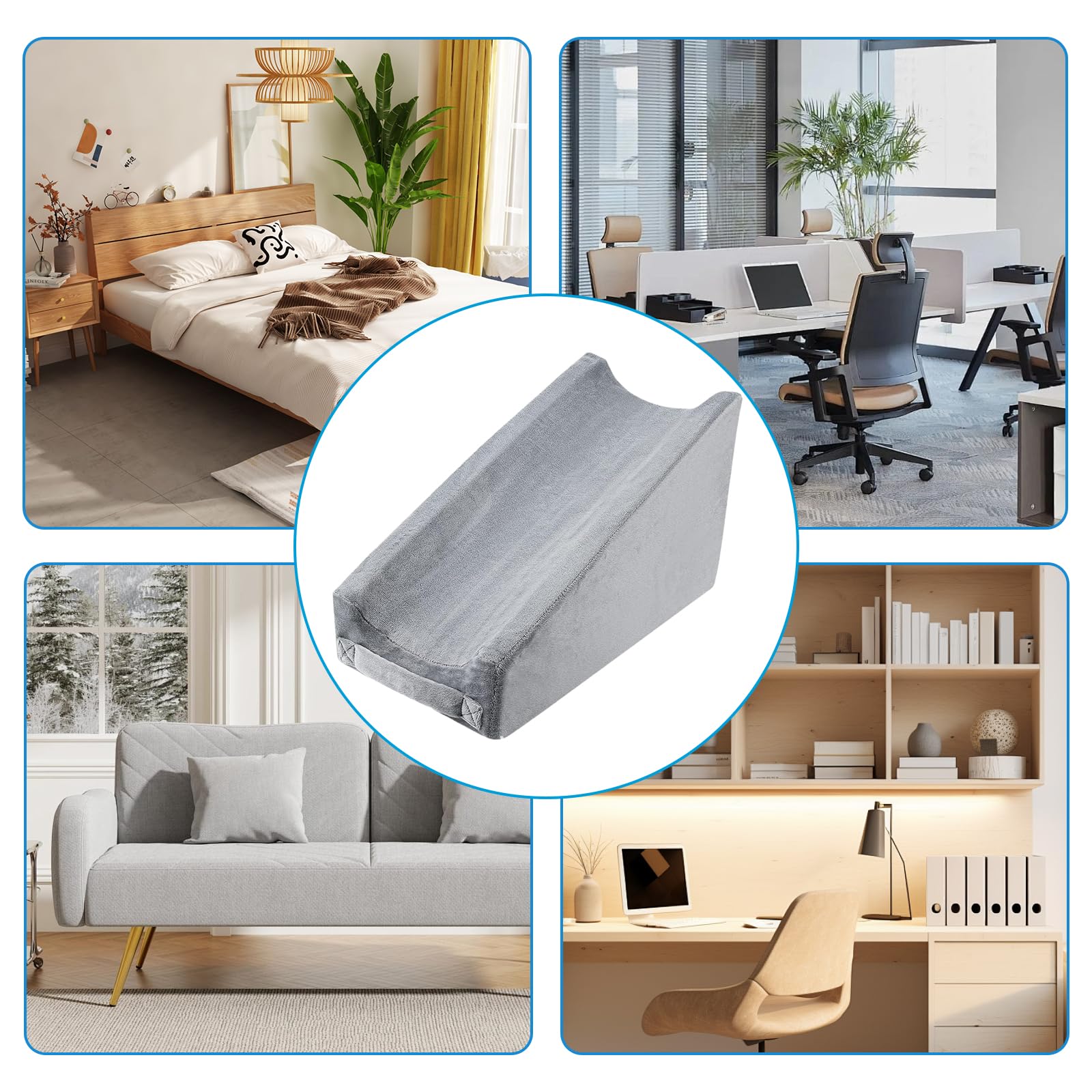 Coussin De Soutien Pour Bras - Coussin D'élévation à 30° En éponge Haute Densité, Antidérapant, Pour Lit/bureau