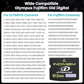 Amazon.com: xD Picture Card 512MB -Tpye Standard, xD Cards 512MB