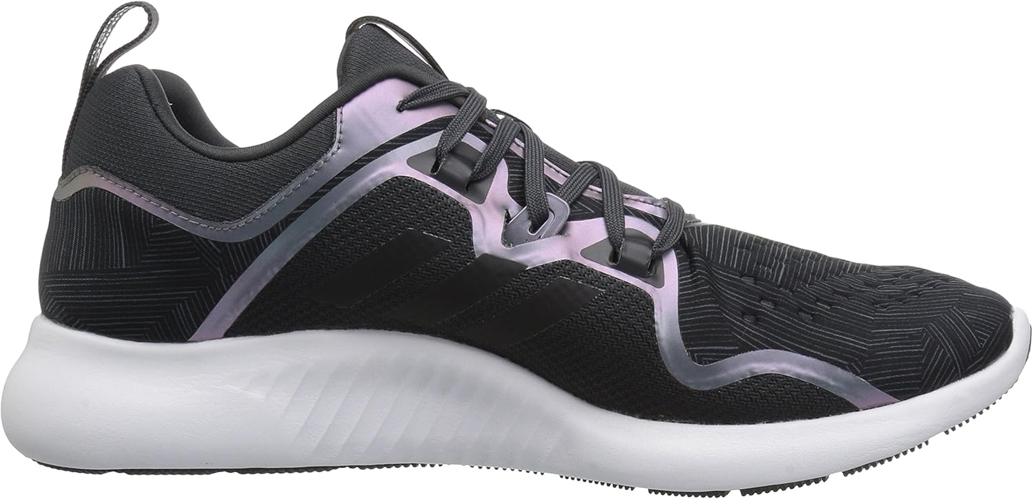 adidas Women's Edgebounce Mid Running Shoe 6 Carbon/Black/Night Metallic