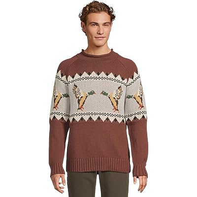 Свитер L.L.Bean Signature Organic Cotton Rollneck Sweater Fair Isle