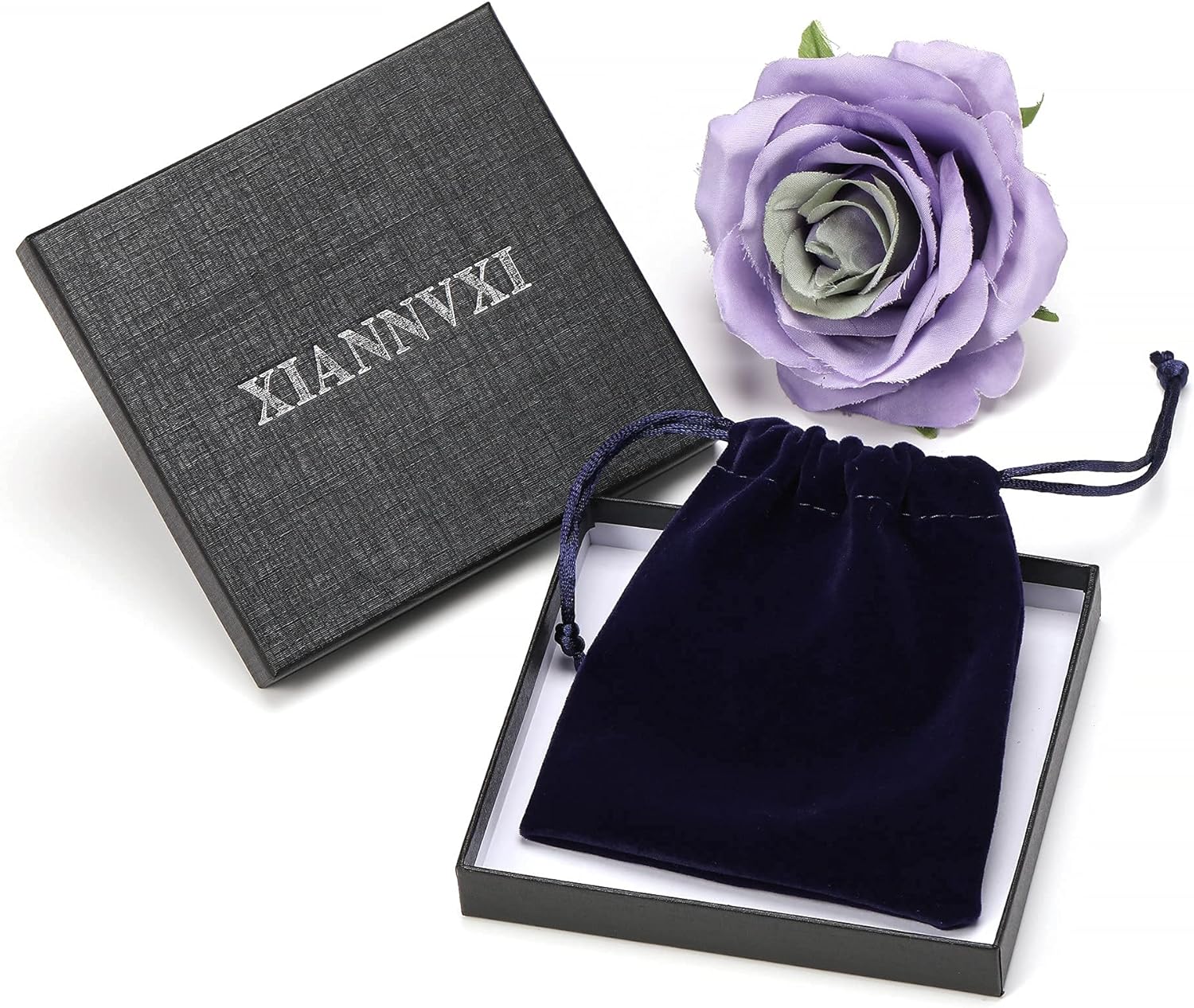 Miniatura 6 de XIANNVXI Collar de cristal curativo envuelto en alambre, collar con colgante de piedra ovalada, collar con dije de piedra preciosa natural