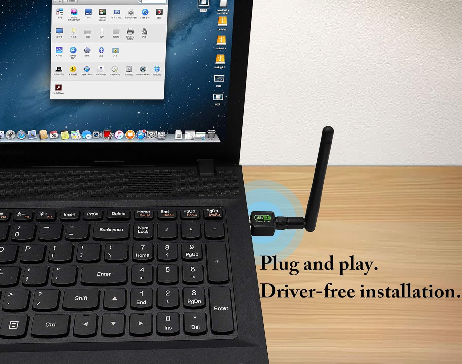 zdyCGTime 600mbps Wireless USB Adapter,2.4GHz USB2.0 5dBi high gain Antenna Dual-Band Wireless Network Card,Suitable for PC desktops,laptops,compatibleWindows XP/Win 7/Win 8/Win 8.1/Win 10.(1Pack) : Electronics