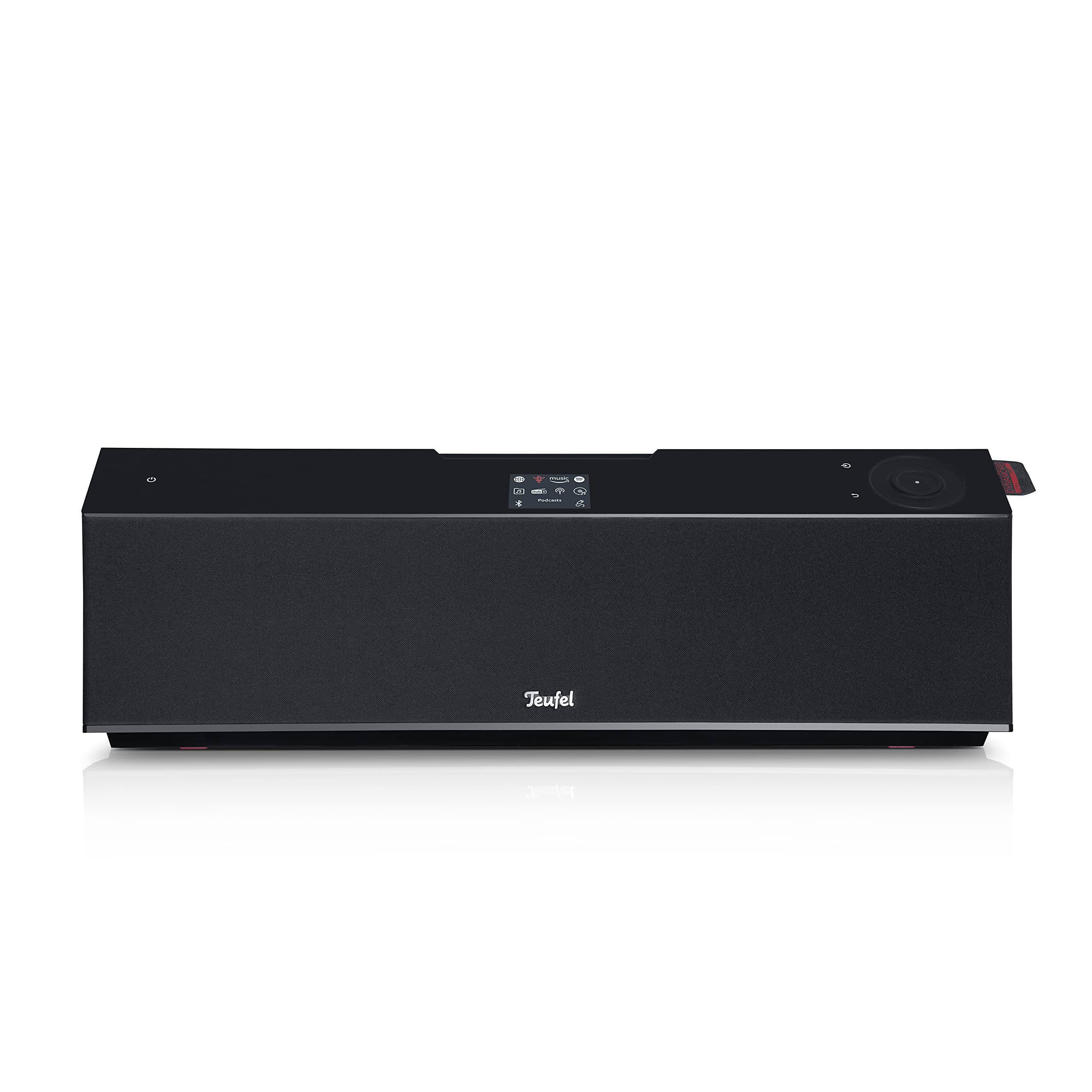 Teufel MUSICSTATION Système Streaming Enceinte Bluetooth Lecteur CD Radio Internet Dab+ / FM WLAN USB - Noir