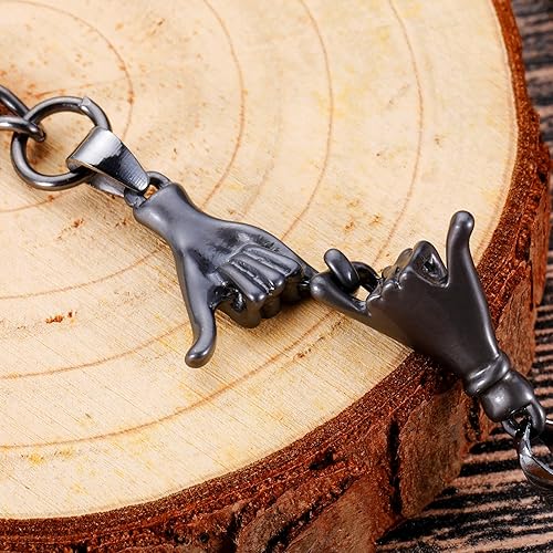 Miniatura 2 de Pinky Promise - Regalos para parejas, regalos a juego para parejas, regalos para novio, novia, regalos de 1 año, aniversario, cumpleaños, para novio