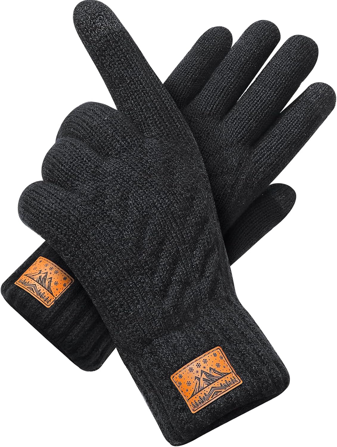 Winter Gloves for Men Women-Warm TouchScreen Cold Weather Gloves,Wool Knit Thermal Adults Gloves for Driving Texting Winter Gloves for Men Women-Warm TouchScreen Cold Weather Gloves,Wool Knit Thermal Adults Gloves for Driving Texting