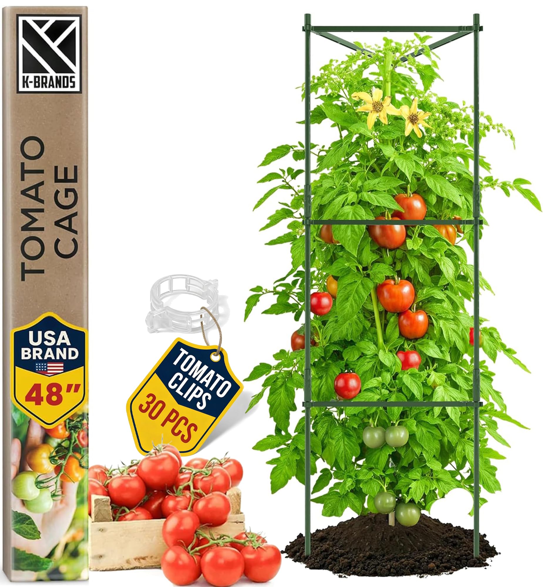 Amazon.com : Tomato Cage - Large Trellis Stakes and Plant Support