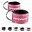 Fitgriff Ankle Straps V2 for Cable Machine (2 Pieces) - Gym Workout Equipment - Leg Pulley Attachment, Kickback Straps (Pink)