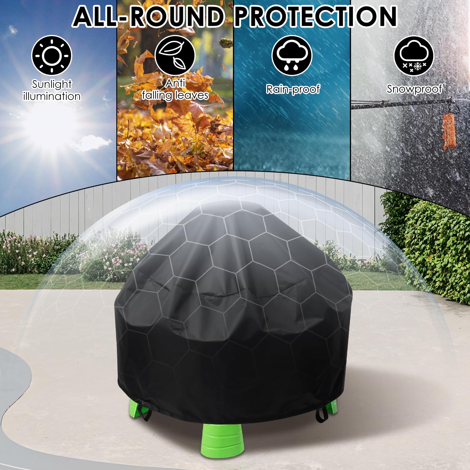 Kids Water Table Cover Waterproof Oxford Cloth Outdoor Water Play Table Toys Covers 34 x 18 x 34 in Heavy Duty Protective Cover, Sand Tables Accessories for Children Toddler Boy and Girl - Image 4