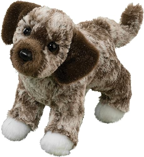 Douglas Spud - Animal de peluche de perro de raza mixta | 8 pulgadas de largo