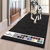 Vista 105 de Muddy Mat Tapete súper absorbente para interiores, de microfibra de secado rápido, antideslizante, para puerta principal, lavable a máquina