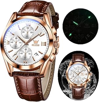 Men's Casual Fashion Waterproof Gold Stainless Steel Band Quartz Gold Watches Gifts for Men
