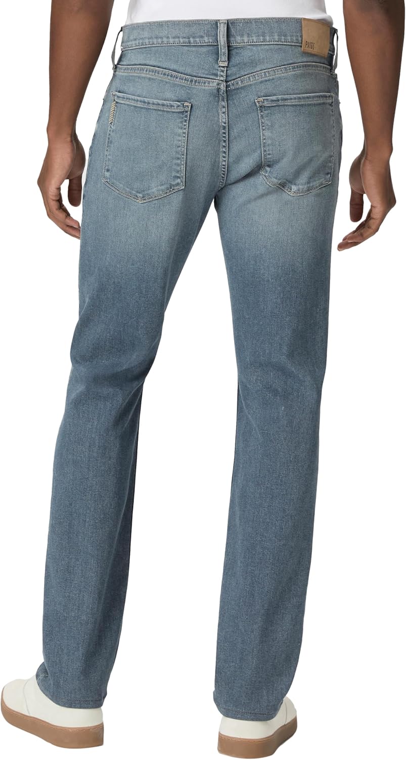 PAIGE Men's Federal Transcend Vintage Slim Straight Jeans - Image 4