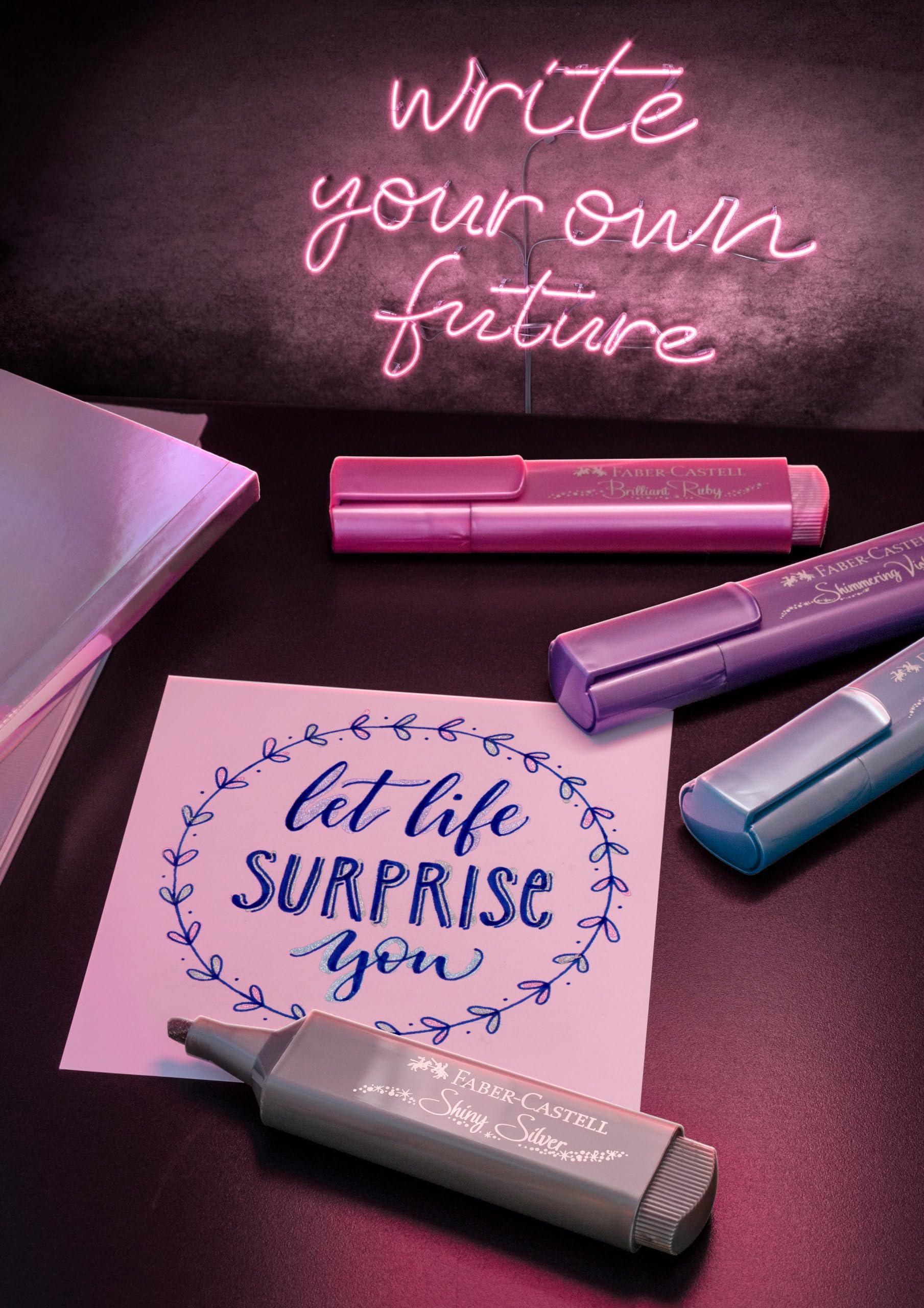 Set De Surligneurs Courbes 12 Couleurs Pour Les Adolescents, Les En Les Enfants Lecriture Le Journal Et Le Dessin Amz B0bls4kp4c