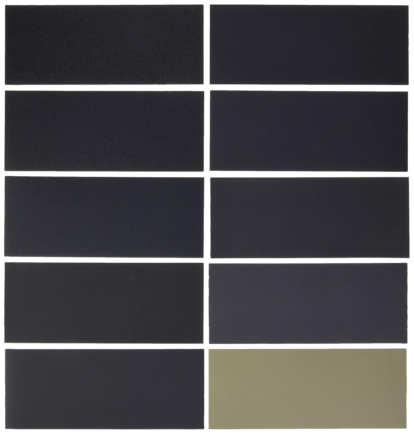 Dura-Gold Premium 50 Sheet Assorted 3-2/3" x 9" Wet or Dry Sandpaper, Grits 150, 220, 320, 400, 600, 800, 1000, 1500, 2000, 3000 (5 Ea) - Automotive Color Sanding Polishing, Woodworking, Block Sander: Tools & Home Improvement