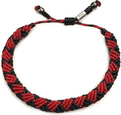 Miniatura 135 de Rumi Sumaq Nautical Rope Bracelet for Men, Women & Kids - Waterproof Hand-Knotted Adjustable Pull Tie - Martha’s Vineyard Island Map, Sailor Rope &