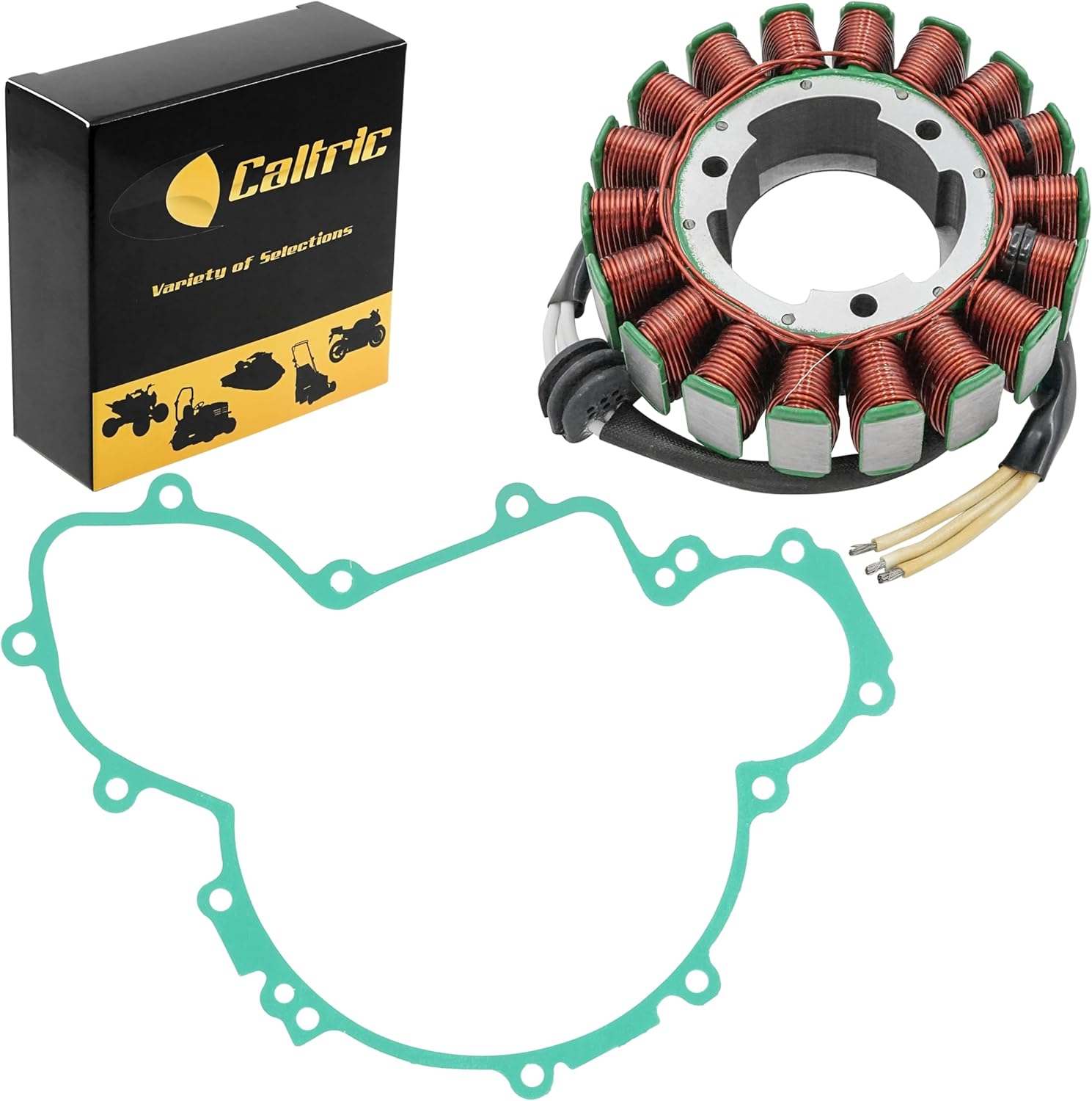 Caltric Stator and Gasket Compatible With Polaris RZR XP 900 2011 2012 (Built 3/15/2012 and before)