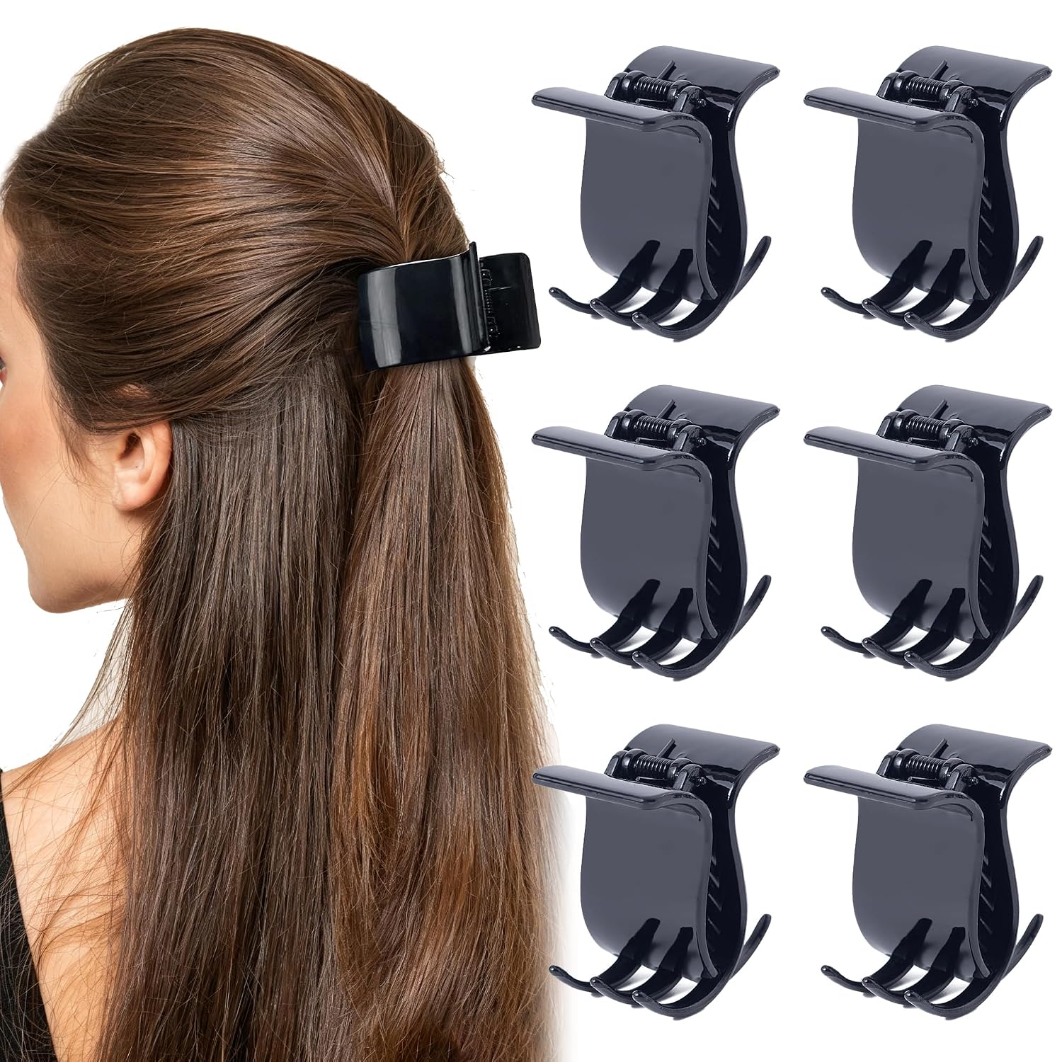 Cobahom Hair Clips for Fine Hair - Strong Hold Claw Clips