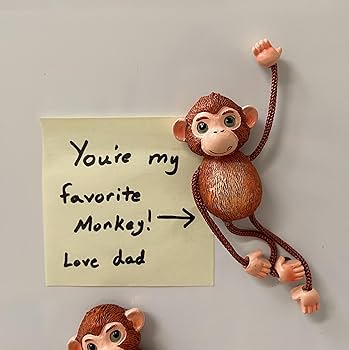 Amazon.com: Generic Monkey Magnets for Fridge, Cute, Fun, and