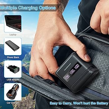 Amazon.com : TOMSHEIR Gopro Hero 9/10/11/12 Battery, 3 Pack