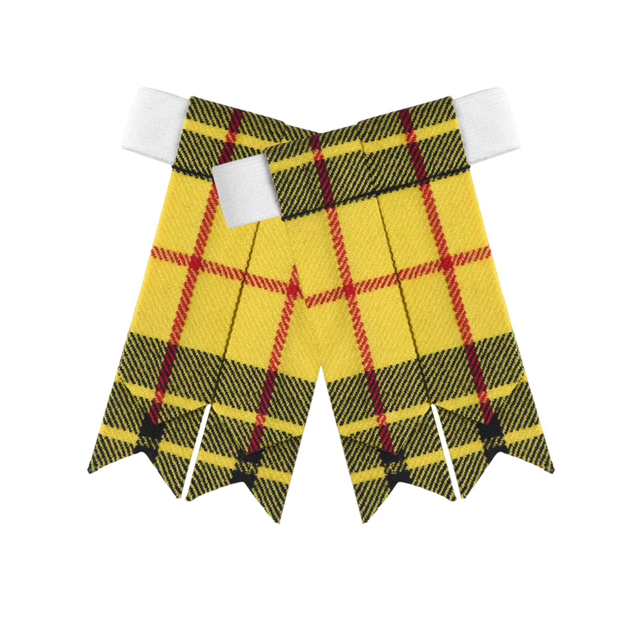 Scottish Tartan Kilt Flashes with Elastic Adjusters