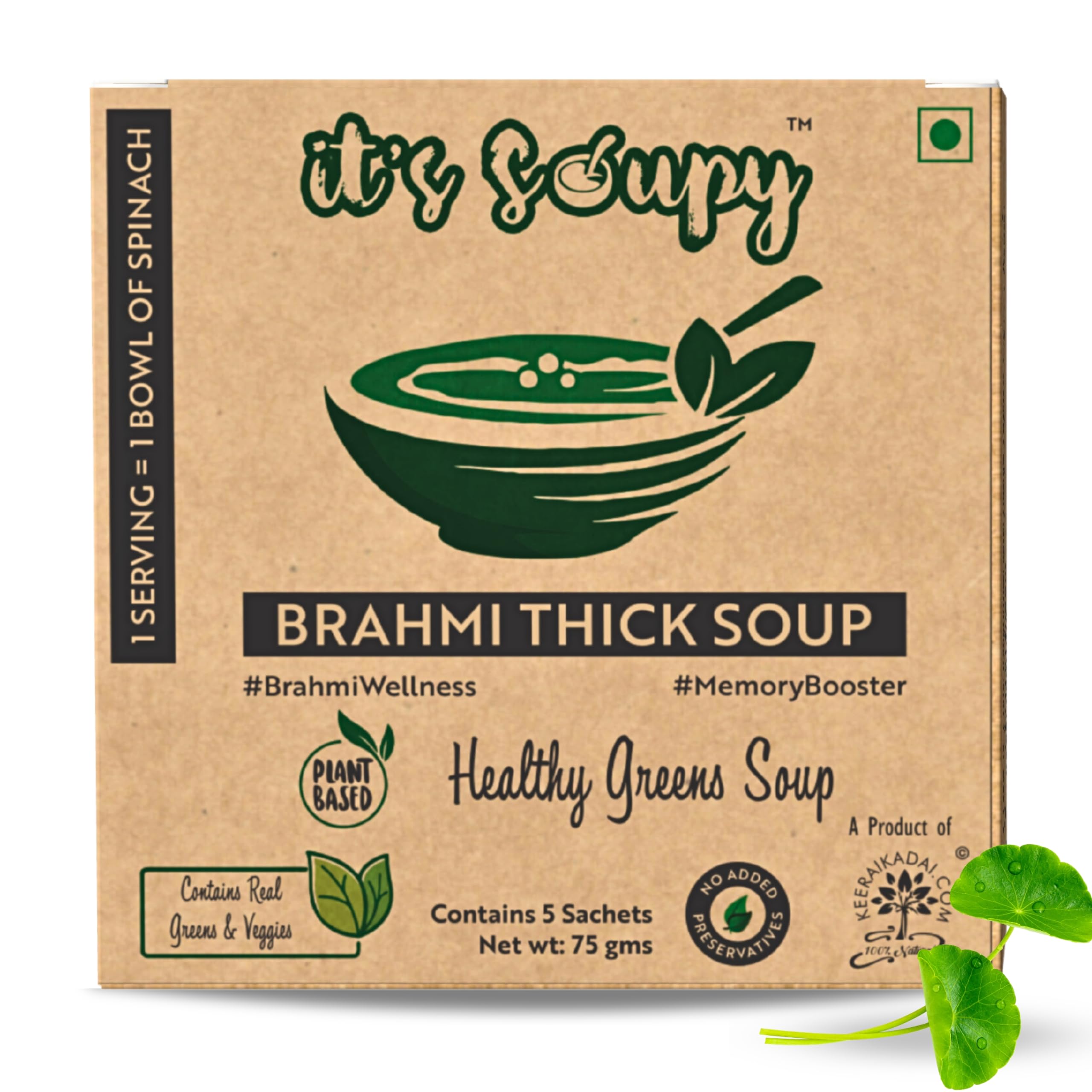 See full amazon price history chart for Its Soupy Brahmi Soup (Pack of 1-5 sachets) – Healthy Spinach Soup | Real Brahmi and Vegetables | Protein & Diet Supplements | Brahmi Powder | Health Drink Its Soupy Brahmi Soup (Pack of 1-5 sachets) – Healthy Spinach Soup | Real Brahmi and Vegetables | Protein & Diet Supplements | Brahmi Powder | Health Drink (B0D73W91FK) Amazon Price History, Amazon Price Tracker