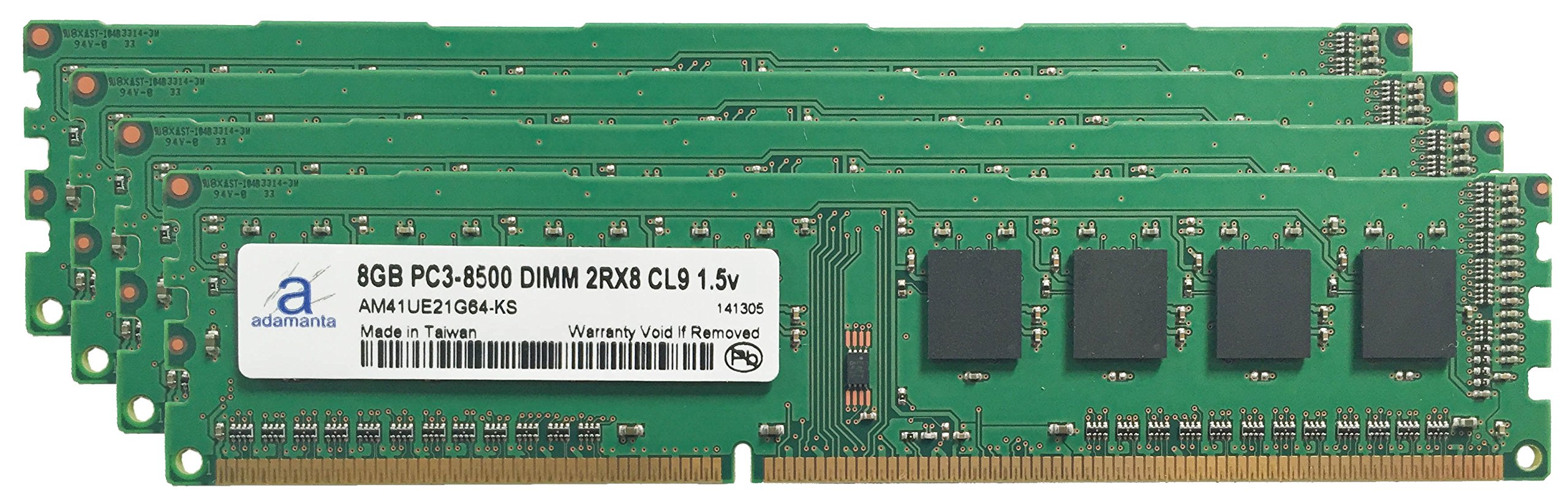 PC用メモリ　DDR3 8GB ✕4枚 32GB Amazon | Adamanta 32 GB ( 4 x 8gb )メモリアップグレードfor MSI 870