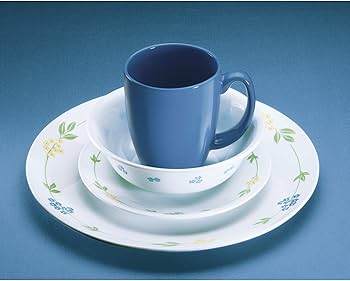 Amazon.com | Corelle Livingware 16-Piece Dinnerware Set, Secret