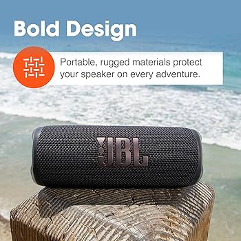 Amazon.com: JBL Flip 6 (White) + Bundle with Case Logic